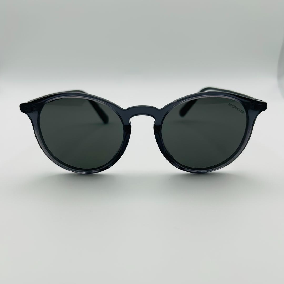 未使用 MONCLER モンクレール サングラス ボストン ブラック 偏光レンズ