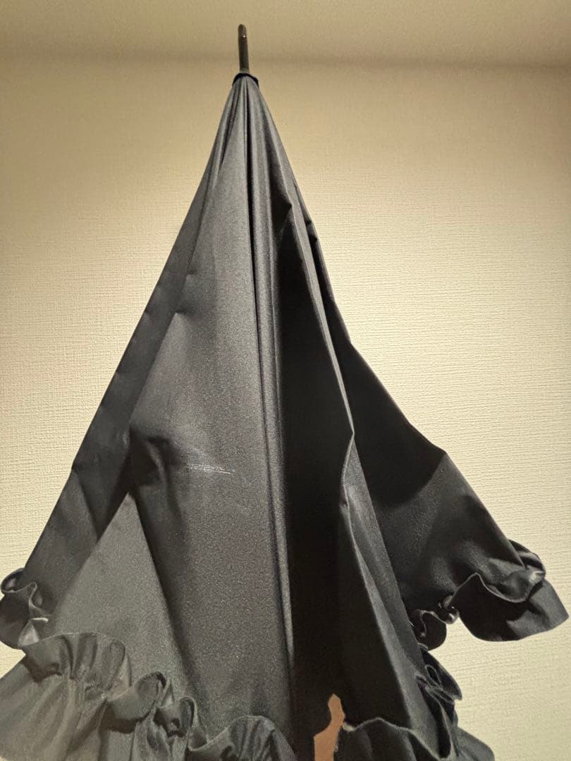 SUN BARRIER 100 長傘 Mサイズ フリル　サンバリア