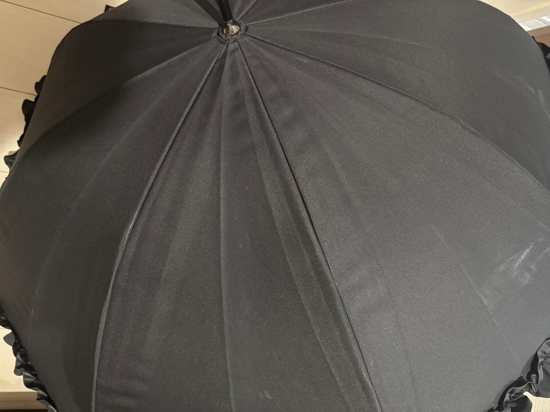 SUN BARRIER 100 長傘 Mサイズ フリル　サンバリア