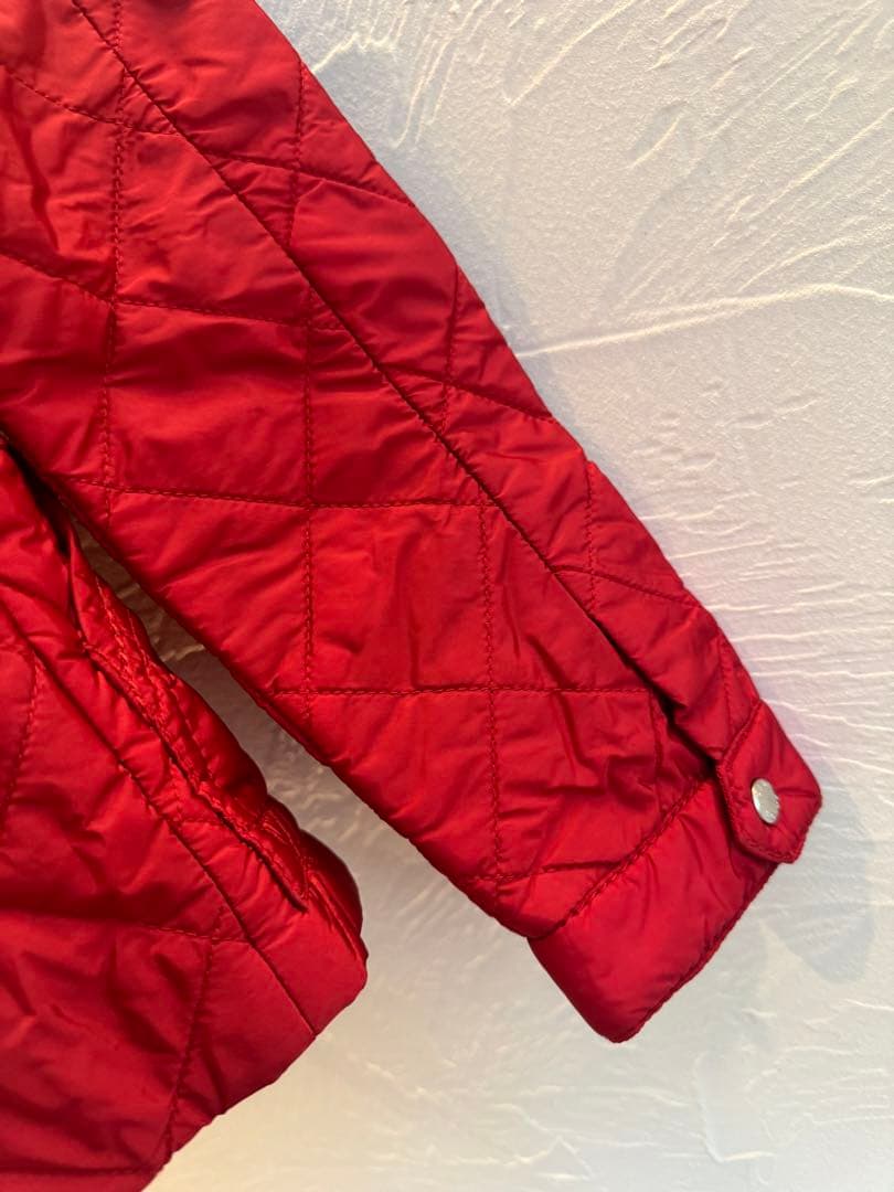 プラダ　キルティングジャケット キッズ　赤 ネイビー 8才