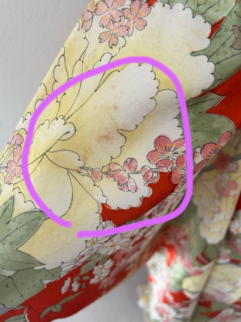 7歳　七五三　正絹着物　手描き　帯　帯揚げ　帯締め　しごきセット