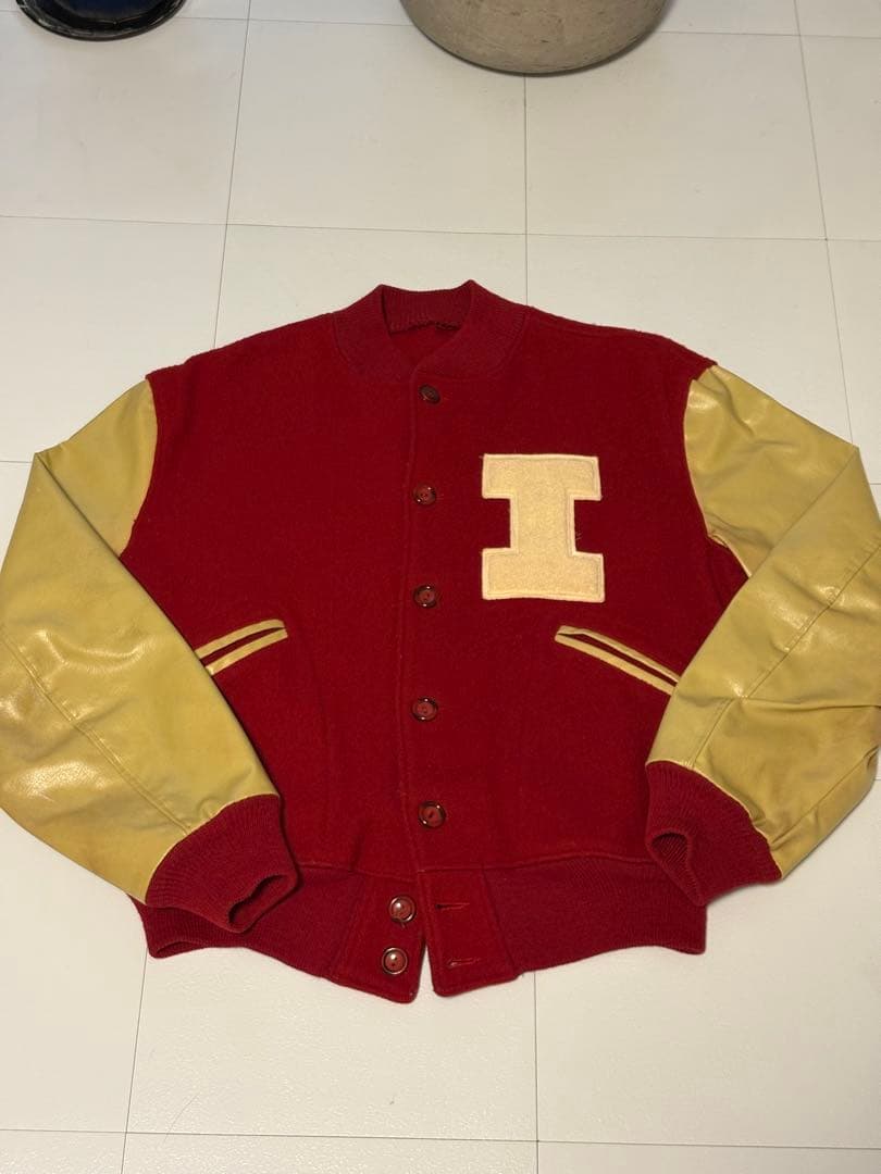 50s BUTWINボタンスタジャン ボタスタ サイズ44 60s