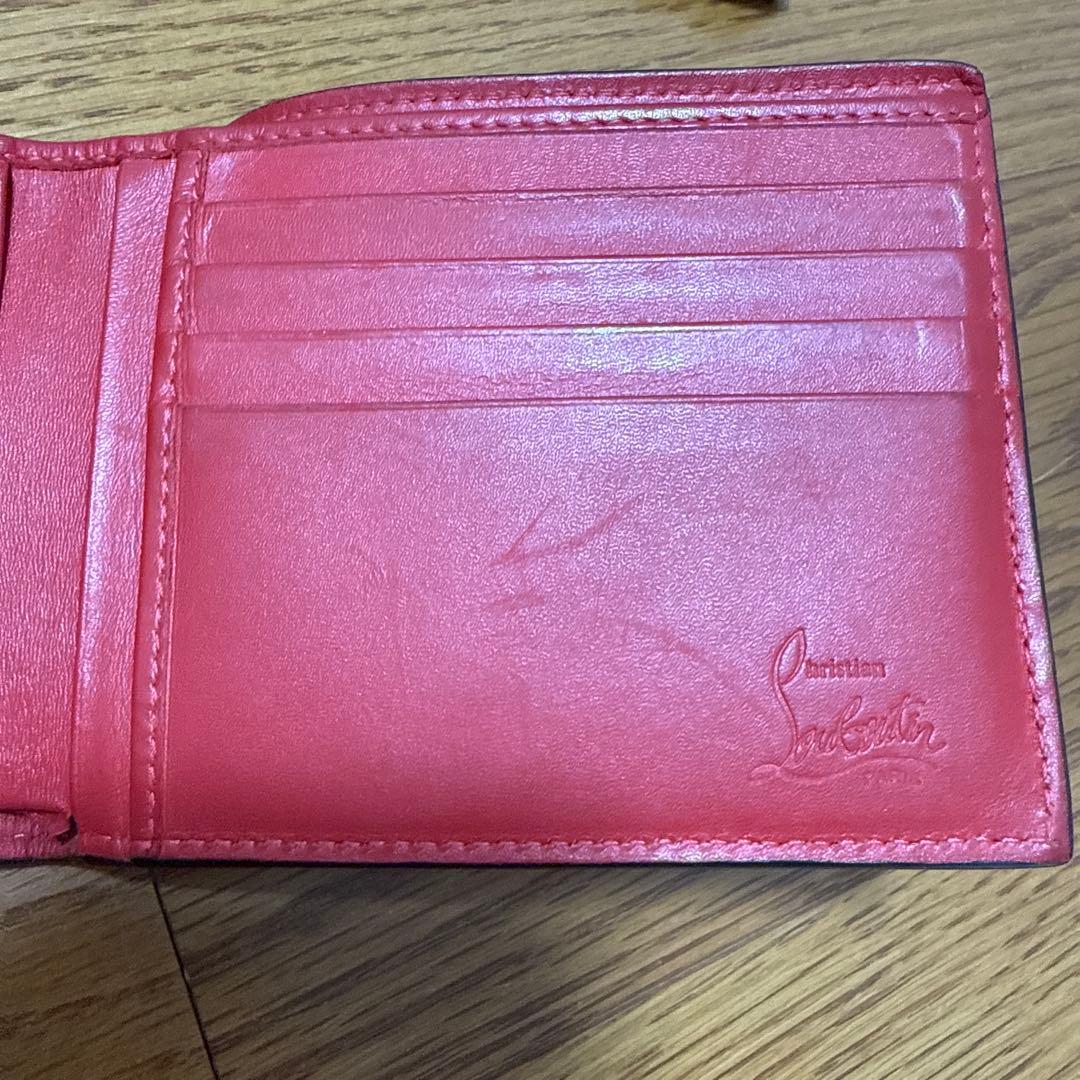 クリスチャンルブタン　二つ折り財布