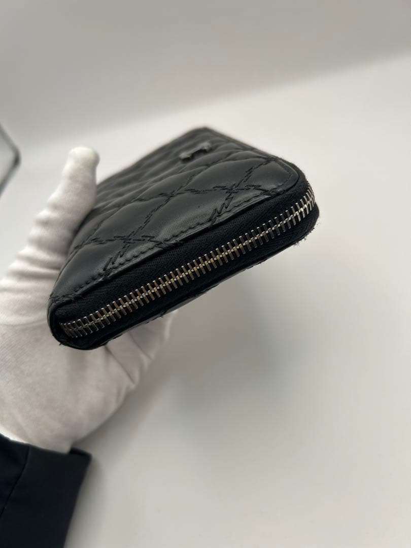 [美品]CHANEL ブラック マトラッセ 長財布　ギャラ有　正規品