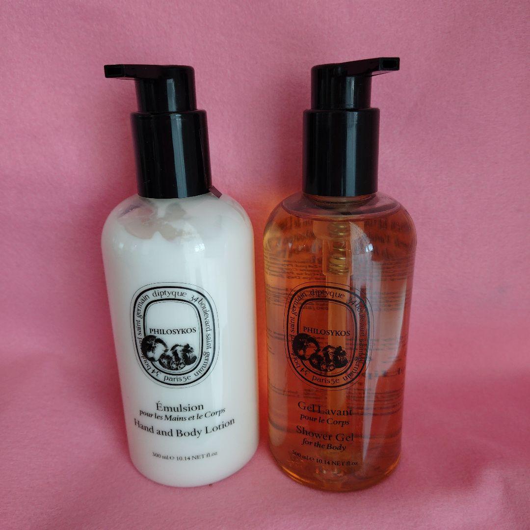 diptyque ハンド＆ボディローションとシャワージェルセット