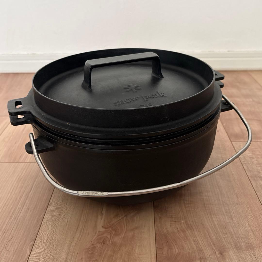  peak 和鉄ダッチオーブン 26 スキレット スノーピーク