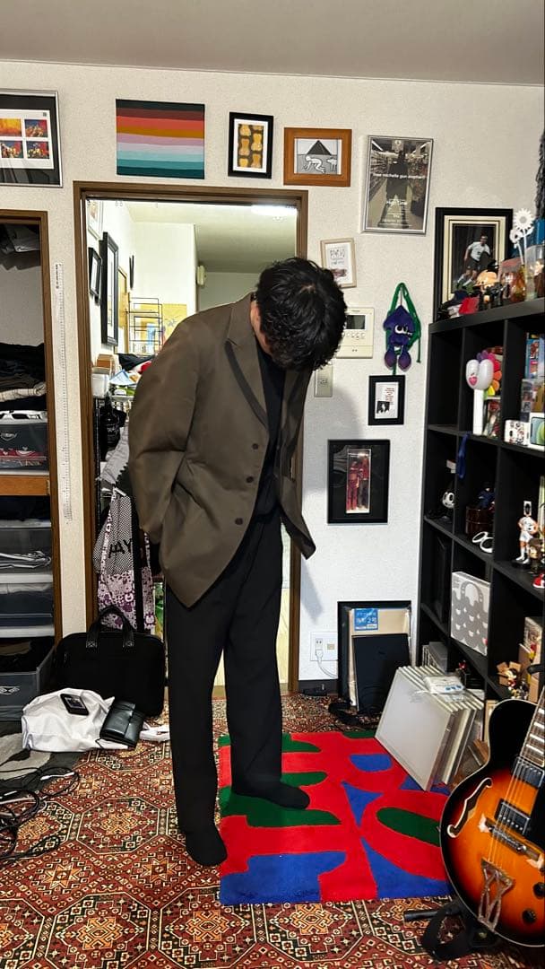 ぽ*ず様 DRIES VAN NOTEN ブラウン テーラードジャケット 48