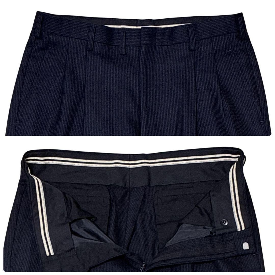 【美品】dunhill ダンヒル セットアップ 高級スーツ上下 ストライプ