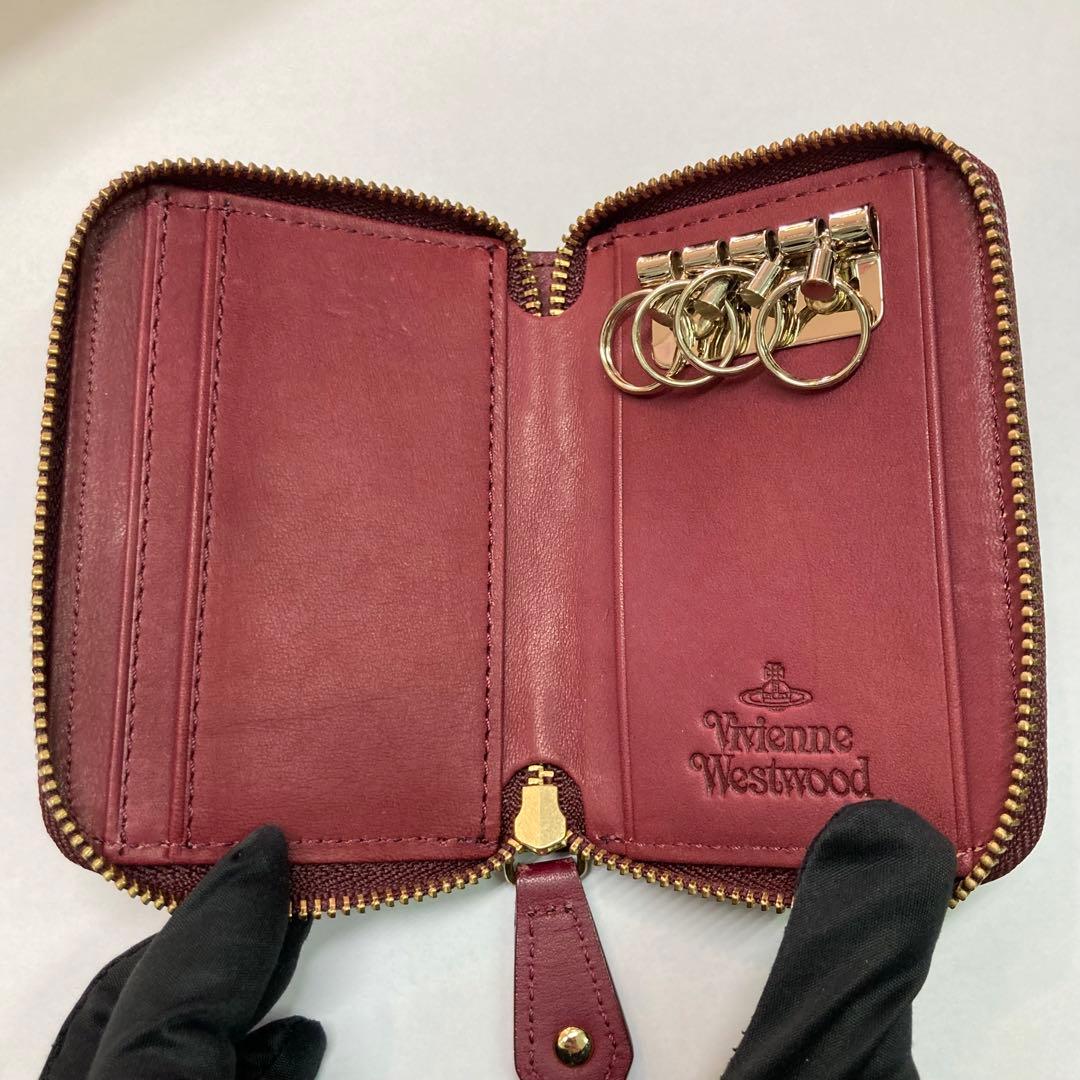 ヴィヴィアン ケース カードケース レディース メンズ 赤 バーガンディ