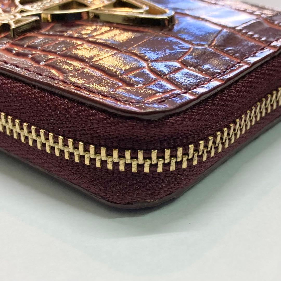 ヴィヴィアン ケース カードケース レディース メンズ 赤 バーガンディ
