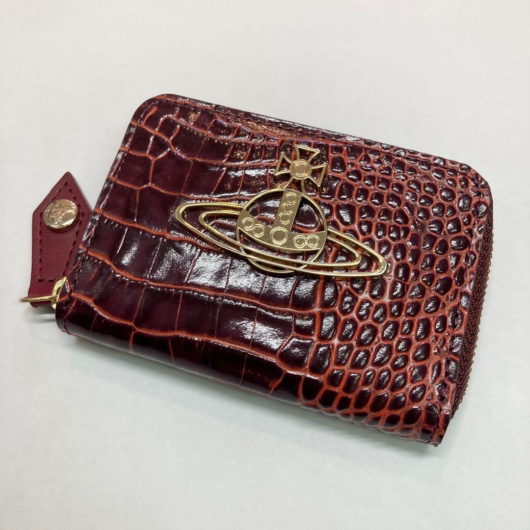 ヴィヴィアン ケース カードケース レディース メンズ 赤 バーガンディ