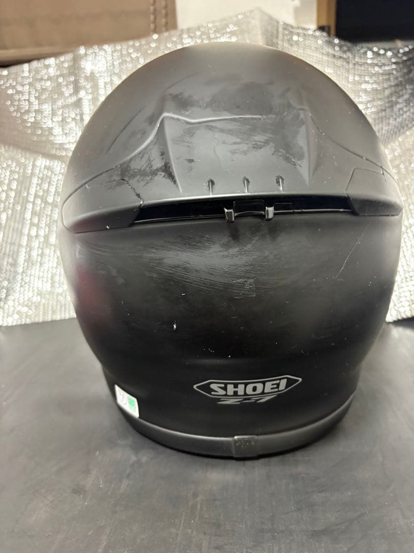 SHOEI フルフェイスヘルメットZ7 予備ミラーシールド・チークパット付き　M