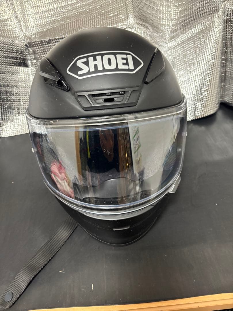 SHOEI フルフェイスヘルメットZ7 予備ミラーシールド・チークパット付き　M