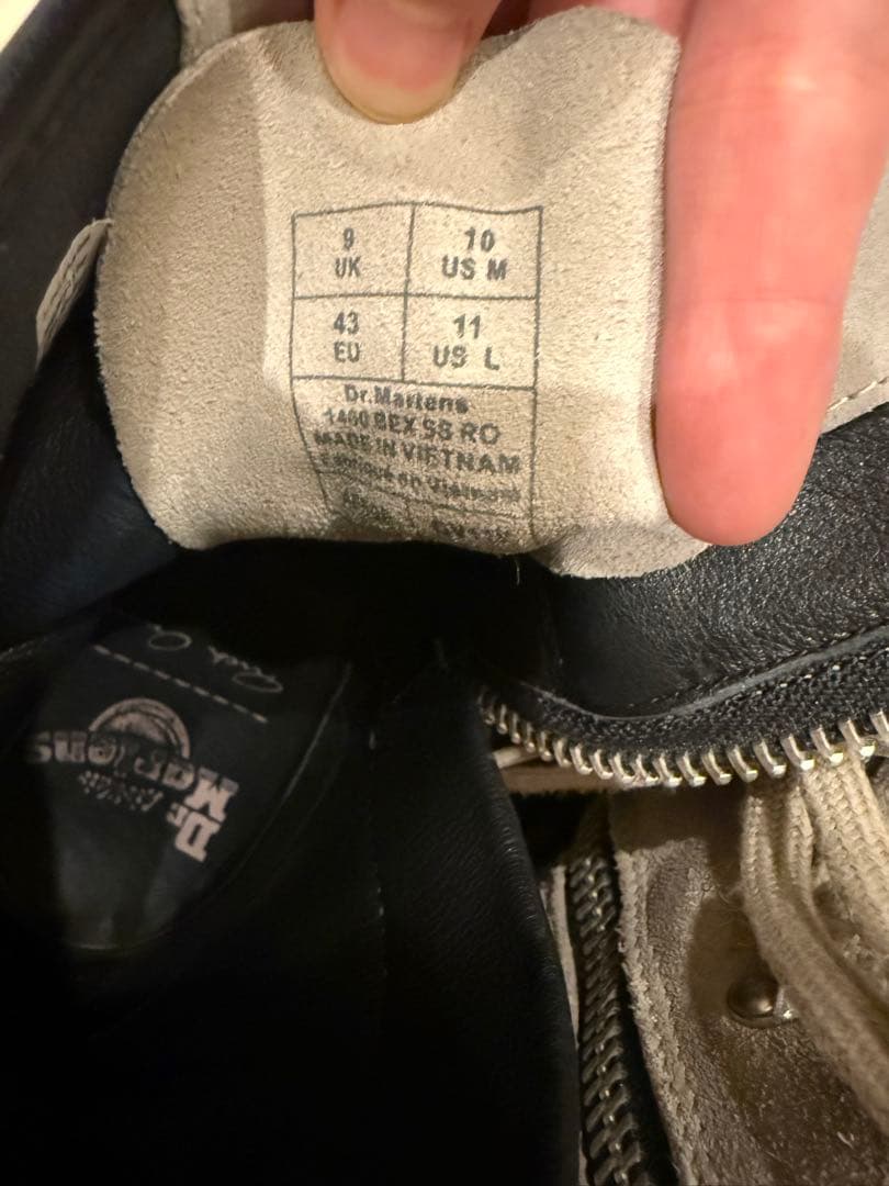 【期間限定値下げ】Rick Owens × Dr.Martens ベージュ　革靴