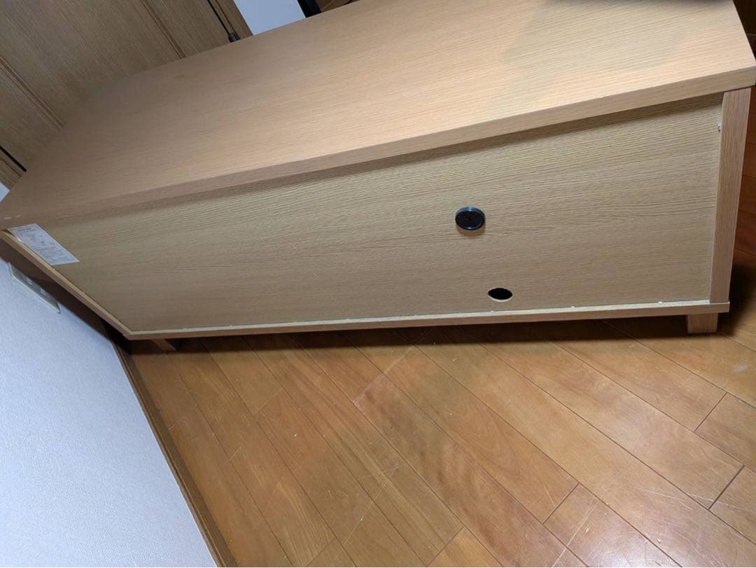 ■送料込■無印良品 木製テレビボード オーク材 110 収納棚 TV台家具 廃盤