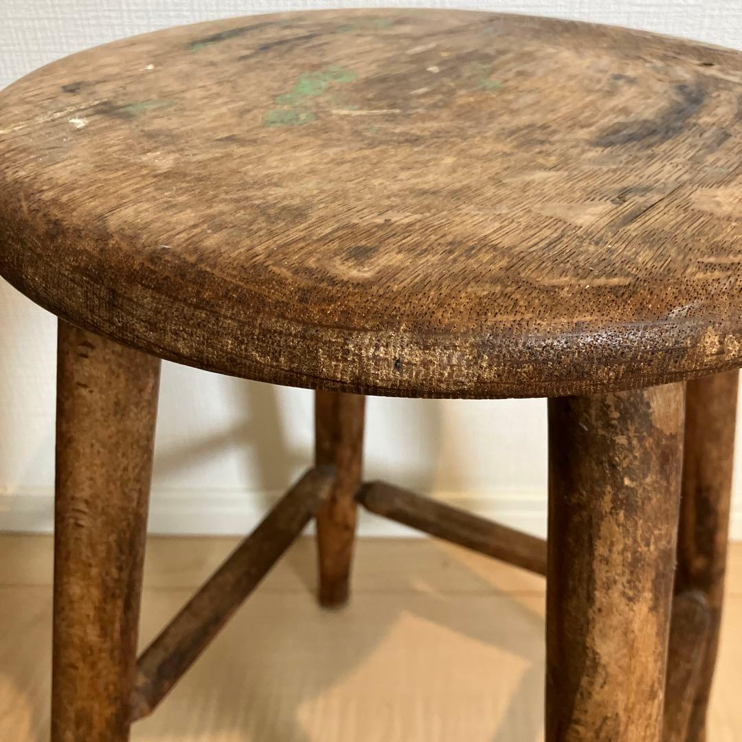 木製椅子　スツール　昭和　レトロ　ヴィンテージ