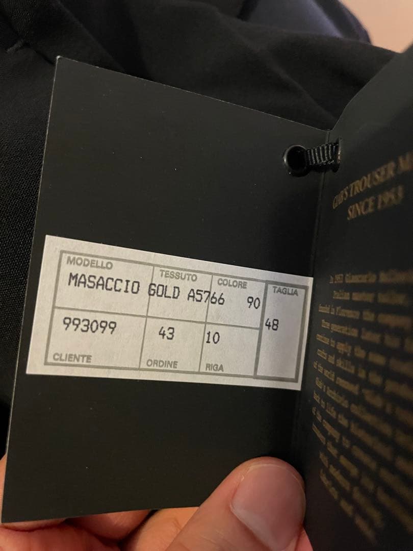 新品未使用giab's ARCHIVIO マサッチョゴールド48ブラック