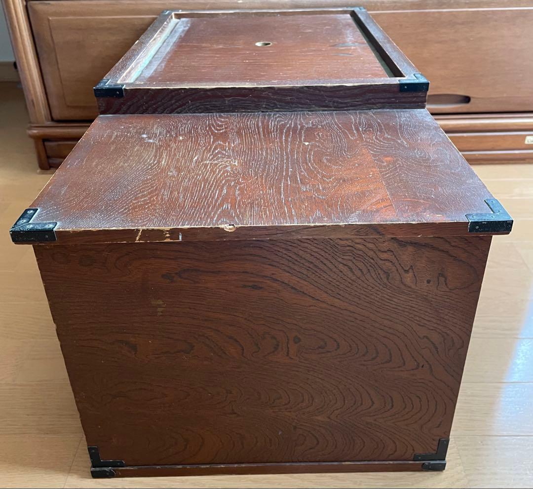 メーカー不詳　長火鉢(灰付き)レトロ 火鉢　古い商品 古民家 アンティーク