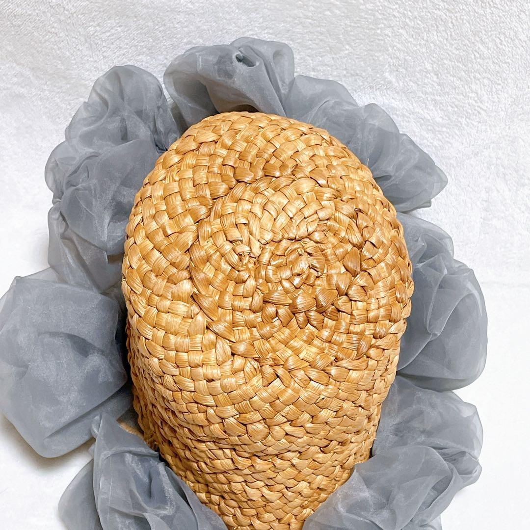 【美品✨️】 LUDLOW バルーン チュール かごバッグ グレー