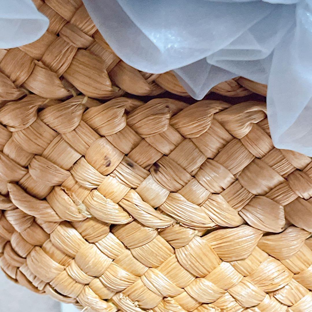 【美品✨️】 LUDLOW バルーン チュール かごバッグ グレー