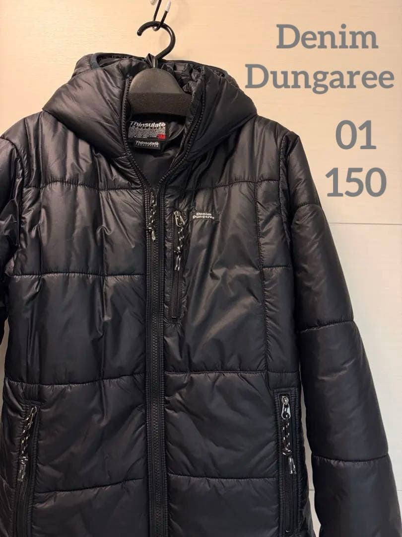 超美品DENIM DUNGAREE ダウンジャケット　デニム&ダンガリー 150