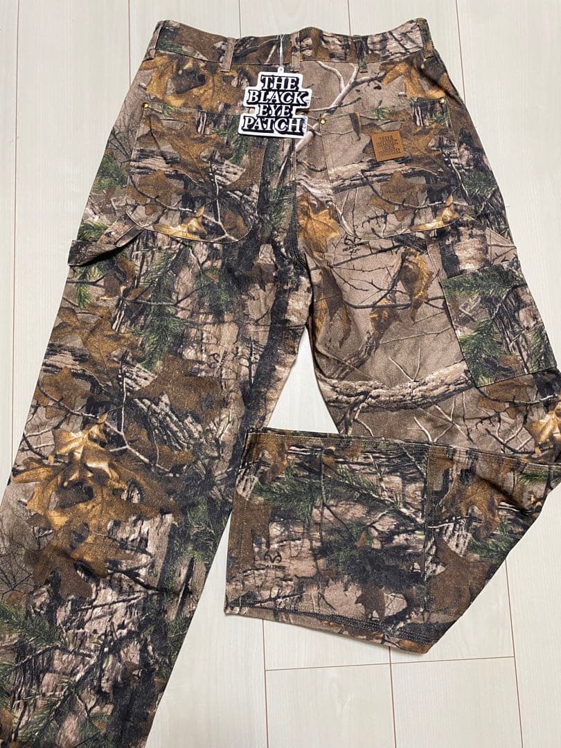新品　Ｍ　BLACK EYE REAL TREE CAMO リアル　PANTS