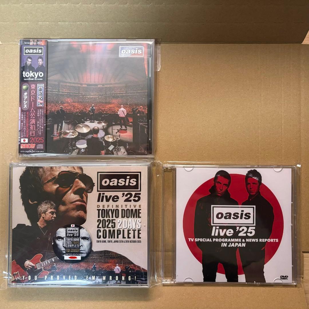 oasis DEFINITIVE TOKYO DOME 2025おまけ付き