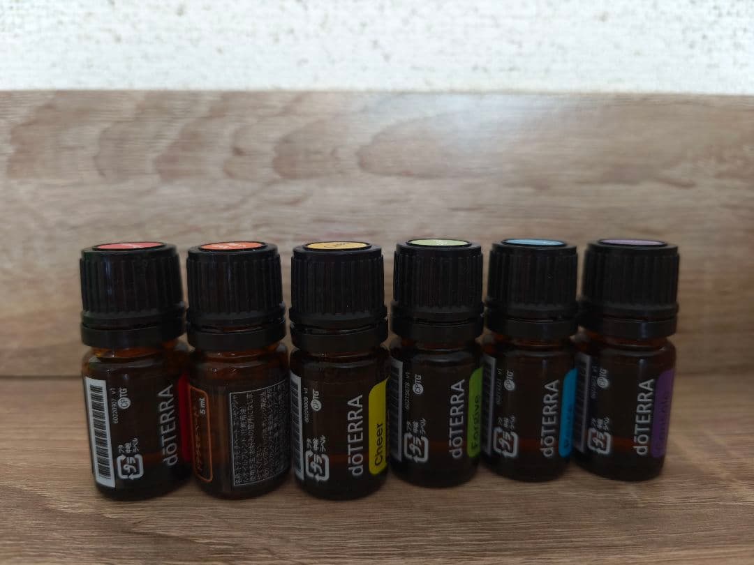 doTERRA 感情ケアオイル　6種セット パッション モチベート チアー