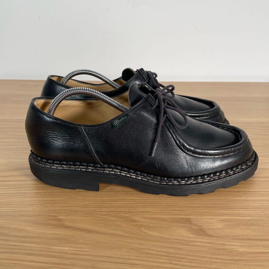 パラブーツ　ミカエル　ドレスシューズ　革靴　レザー　ブラック　41