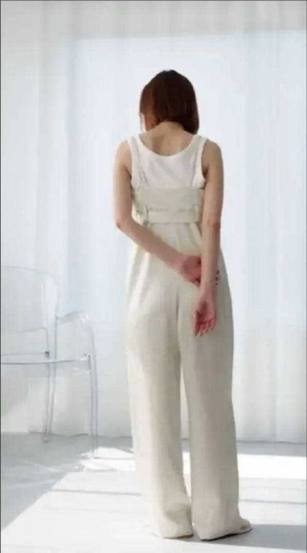 新品✨roughlow otona satin wide salopette