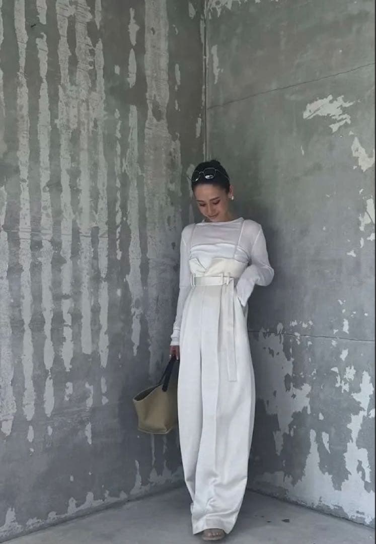 新品✨roughlow otona satin wide salopette