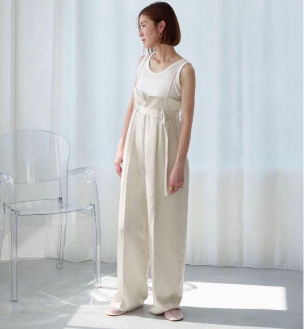 新品✨roughlow otona satin wide salopette