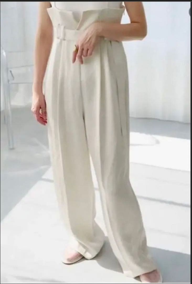 新品✨roughlow otona satin wide salopette