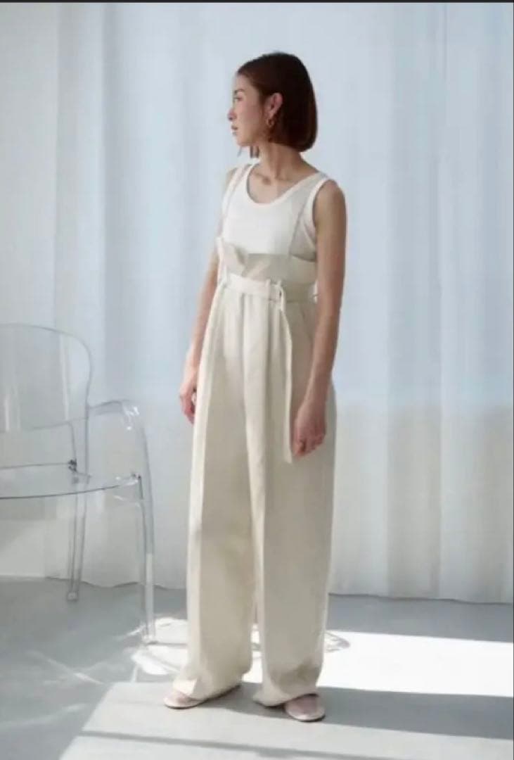 新品✨roughlow otona satin wide salopette