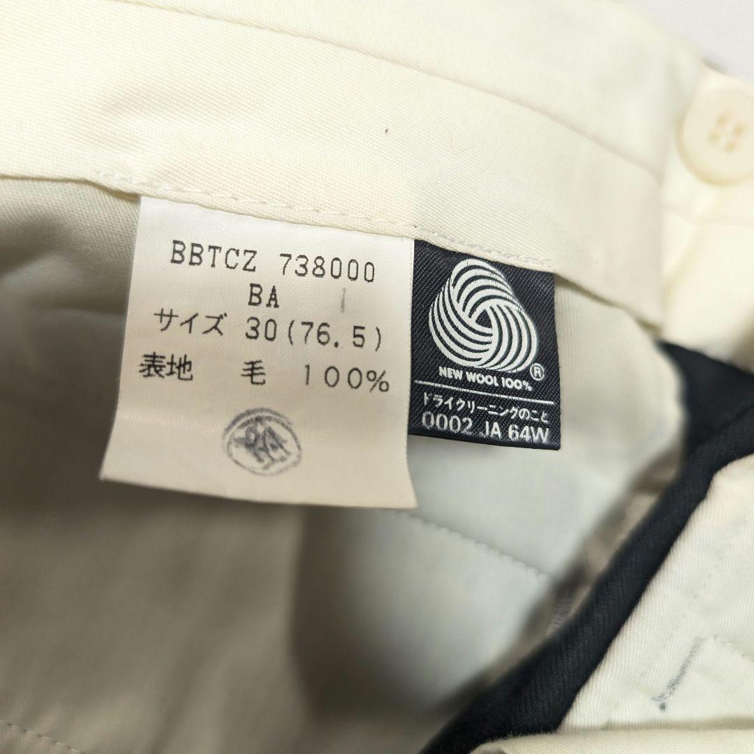 【Brooks Brothers】90sウールフランネル生地ツータックスラックス