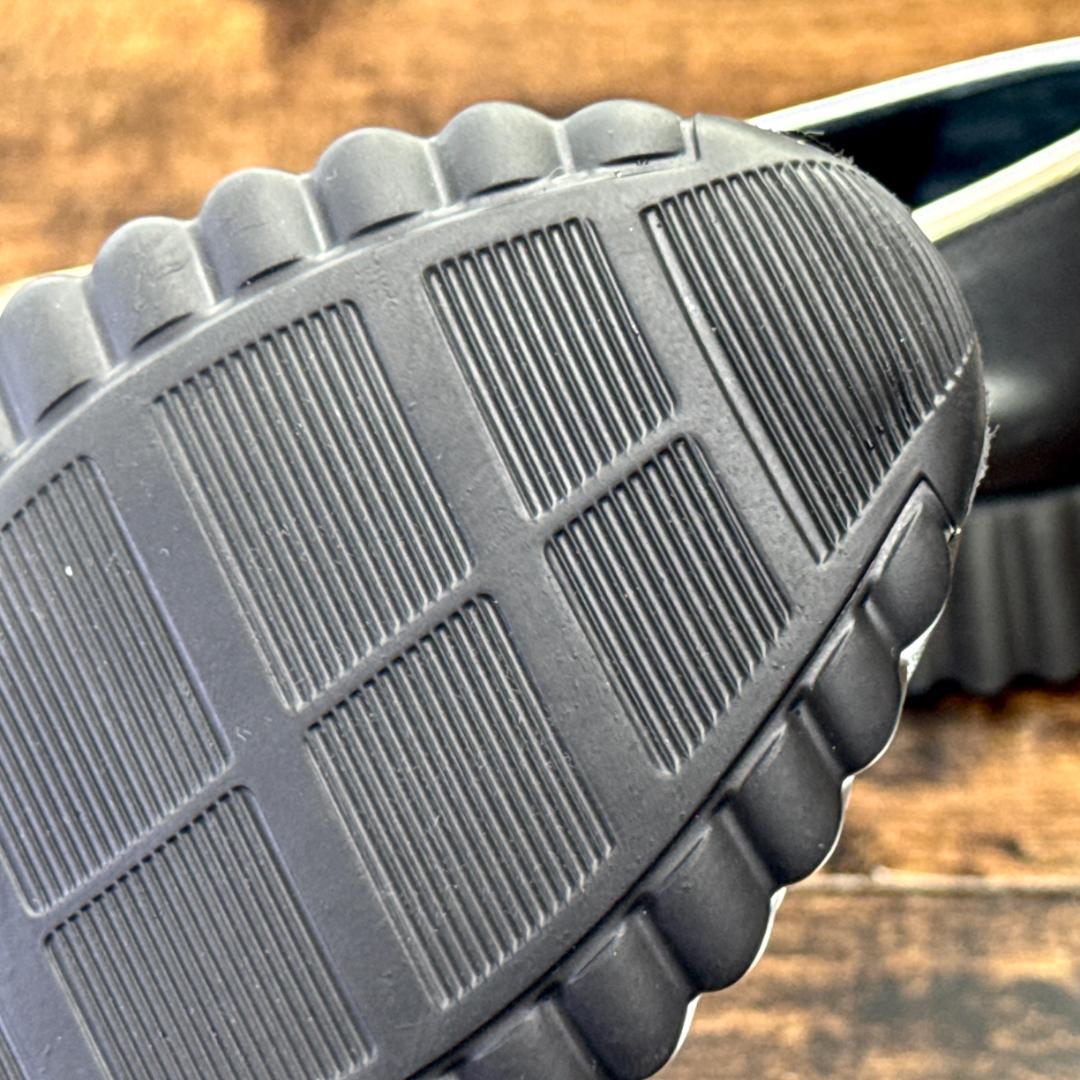 ☆即発 フェラガモ SANDY 厚底 バレエ 黒 6.5C 極美品 ナッパレザー