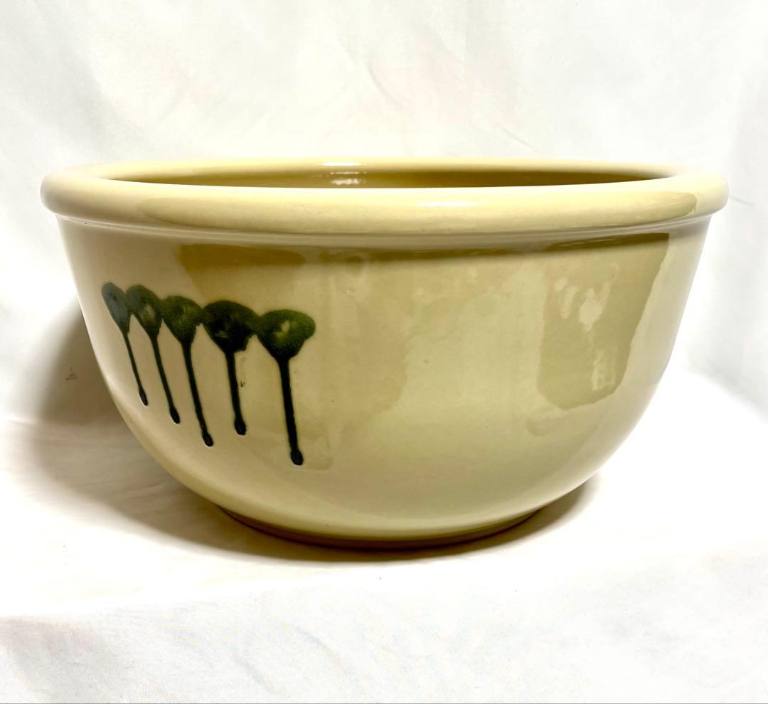 【レア品】久松窯 ねり鉢(大) アイボリー釉 常滑焼