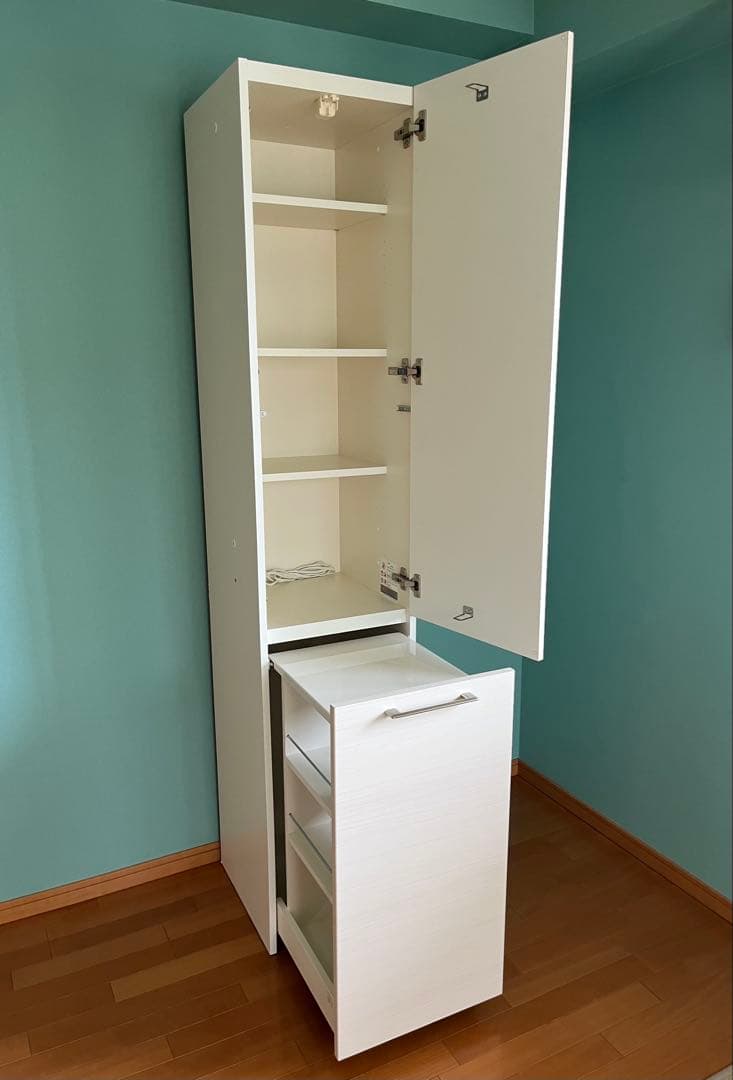 【送料込】パモウナ 食器棚 幅40cm×高さ200cm