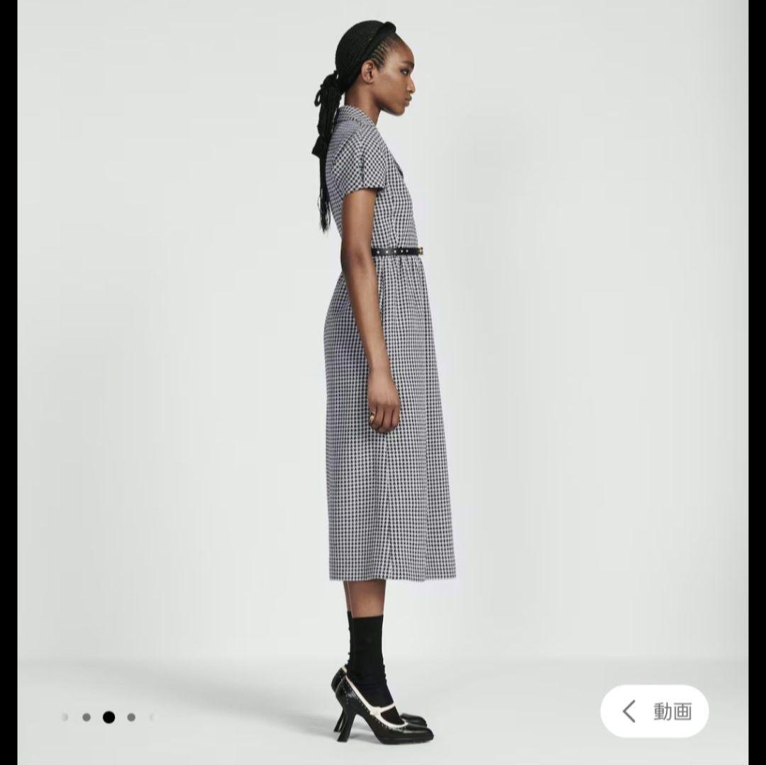 Dior ミディドレス（レギュラーフィット） グレー