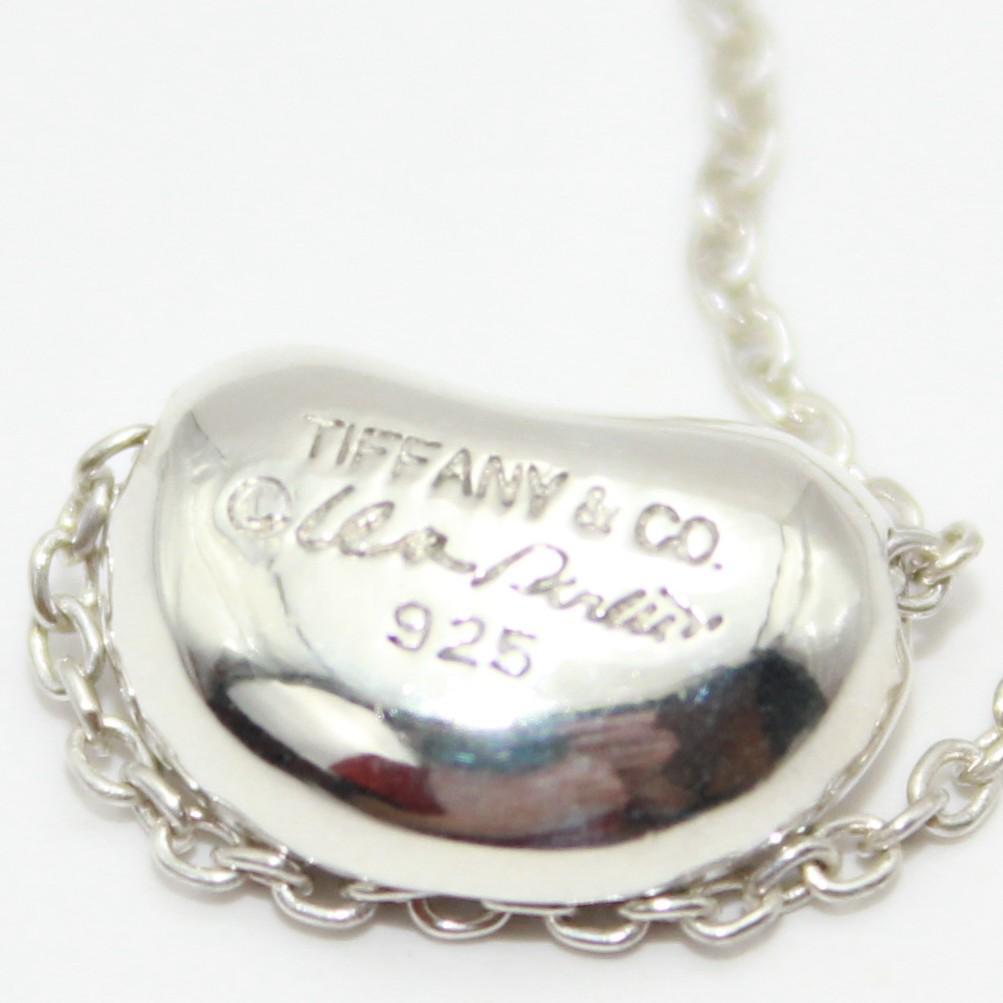 美品 Tiffany&Co. ティファニー ビーン シルバー ネックレス 925