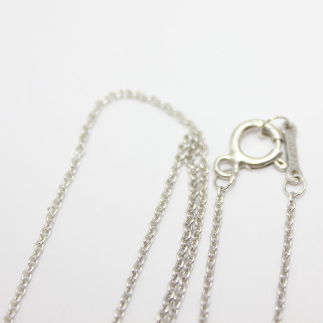 美品 Tiffany&Co. ティファニー ビーン シルバー ネックレス 925