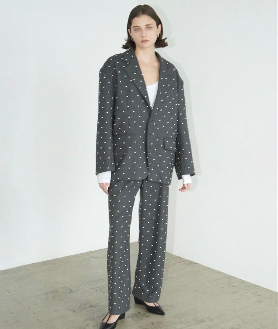 CLANE クラネPEARL DOT JACKET パールドットジャケット
