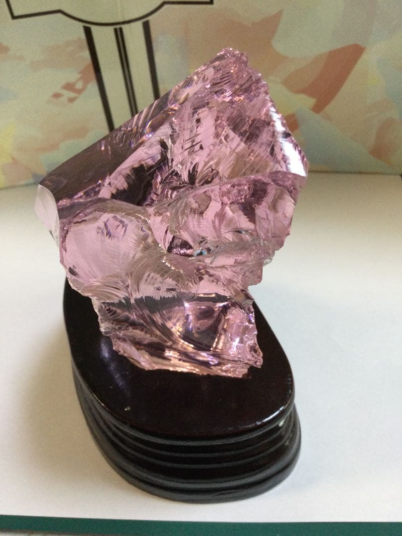 アンダラクリスタル虹入り原石　& ガーデン水晶6角柱　水晶　観賞石