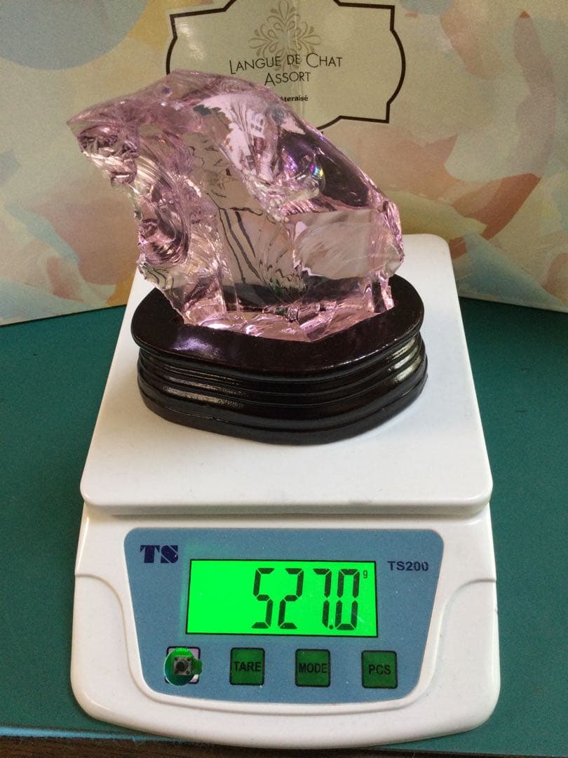 アンダラクリスタル虹入り原石　& ガーデン水晶6角柱　水晶　観賞石