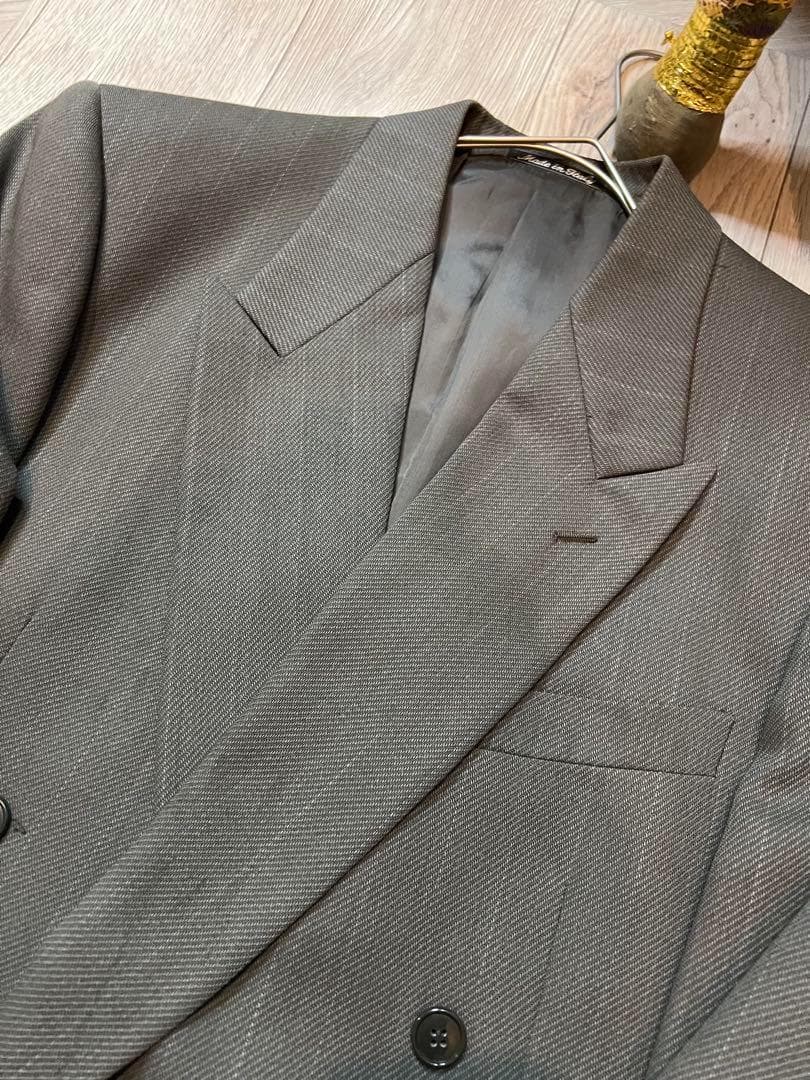 ★ジョルジオアルマーニグレー ダブルブレストスーツ/菅田将暉着用品！