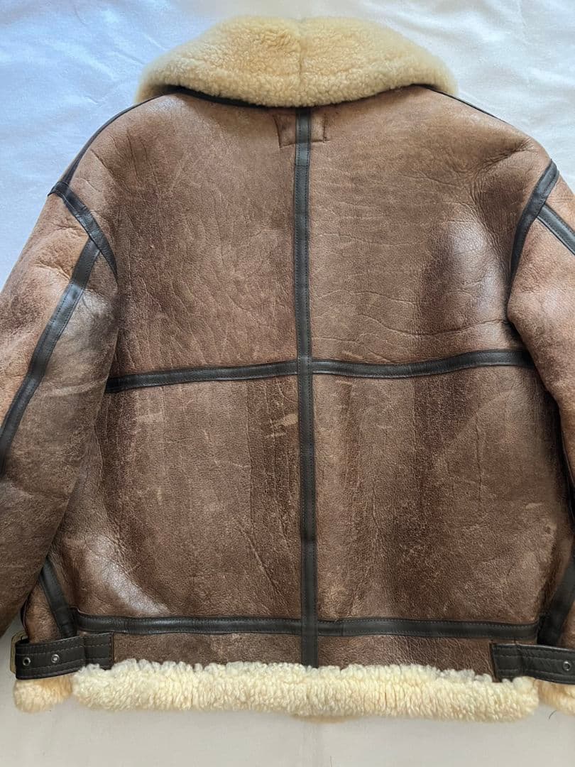 AVIREX B-3 フライトジャケット リアルムートン USA製 サイズ40