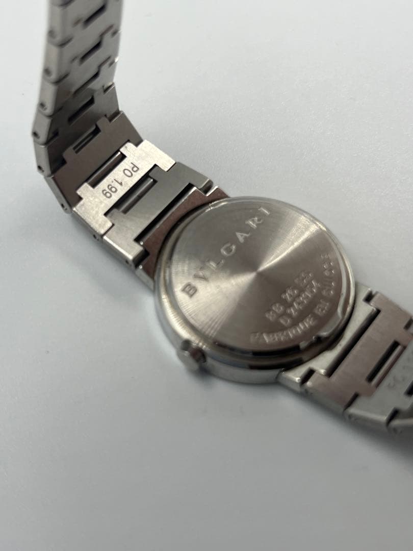 BVLGARI BB23SS 腕時計 ステンレス 黒文字盤