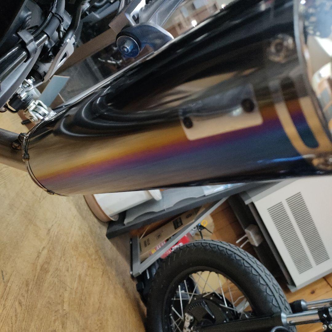 ヨシムラ　機械曲　GP-MAGNUM 105 サイクロン STB チタンブルー