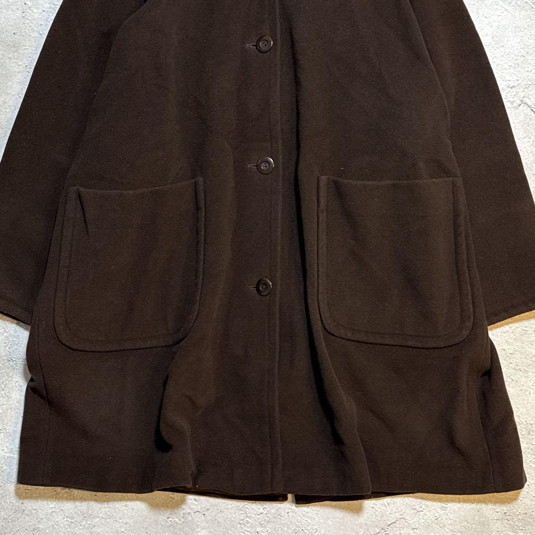 イタリア製　MARELLA ウール カシミヤ混 コート ブラウン 40 高級感