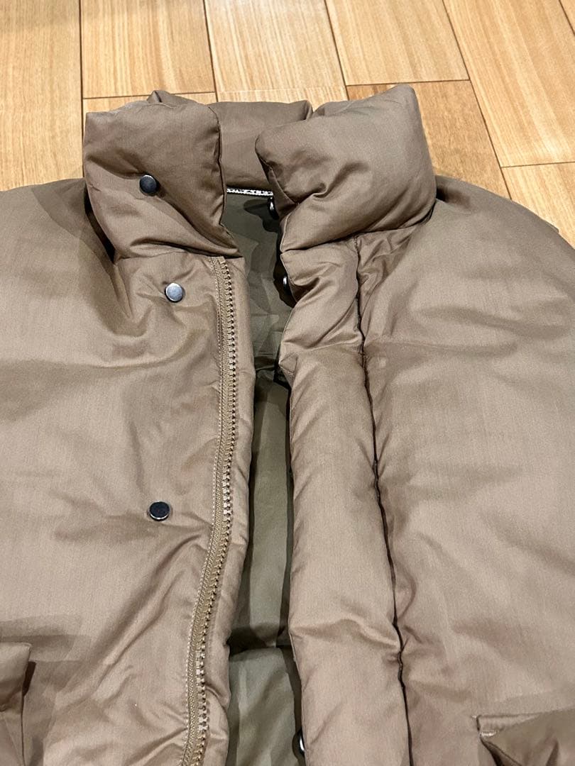 ジャケット・アウター AURALEE LIGHT FINX POLYESTER DOWN VEST